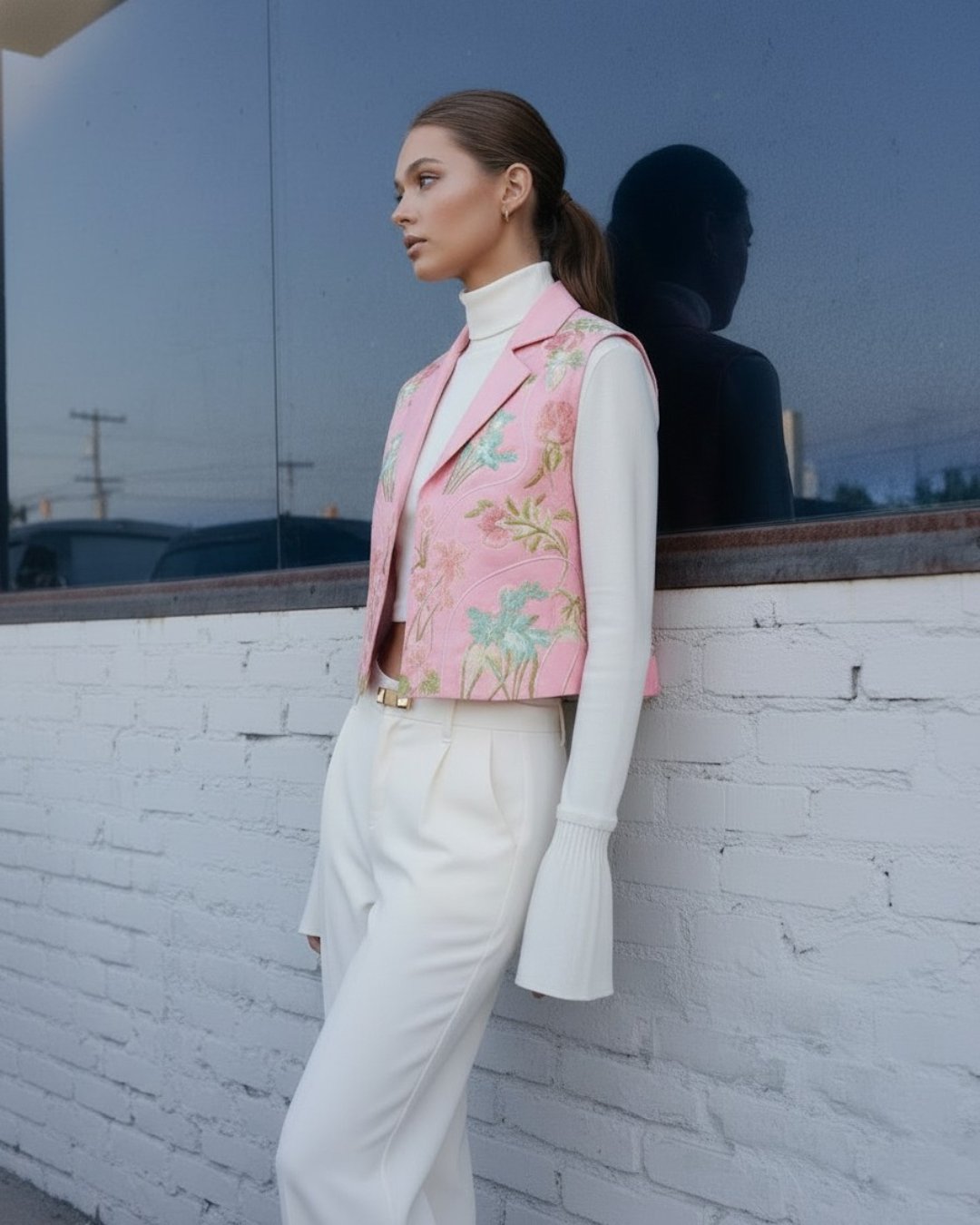 BLUSH DAHIIA WAISTCOAT