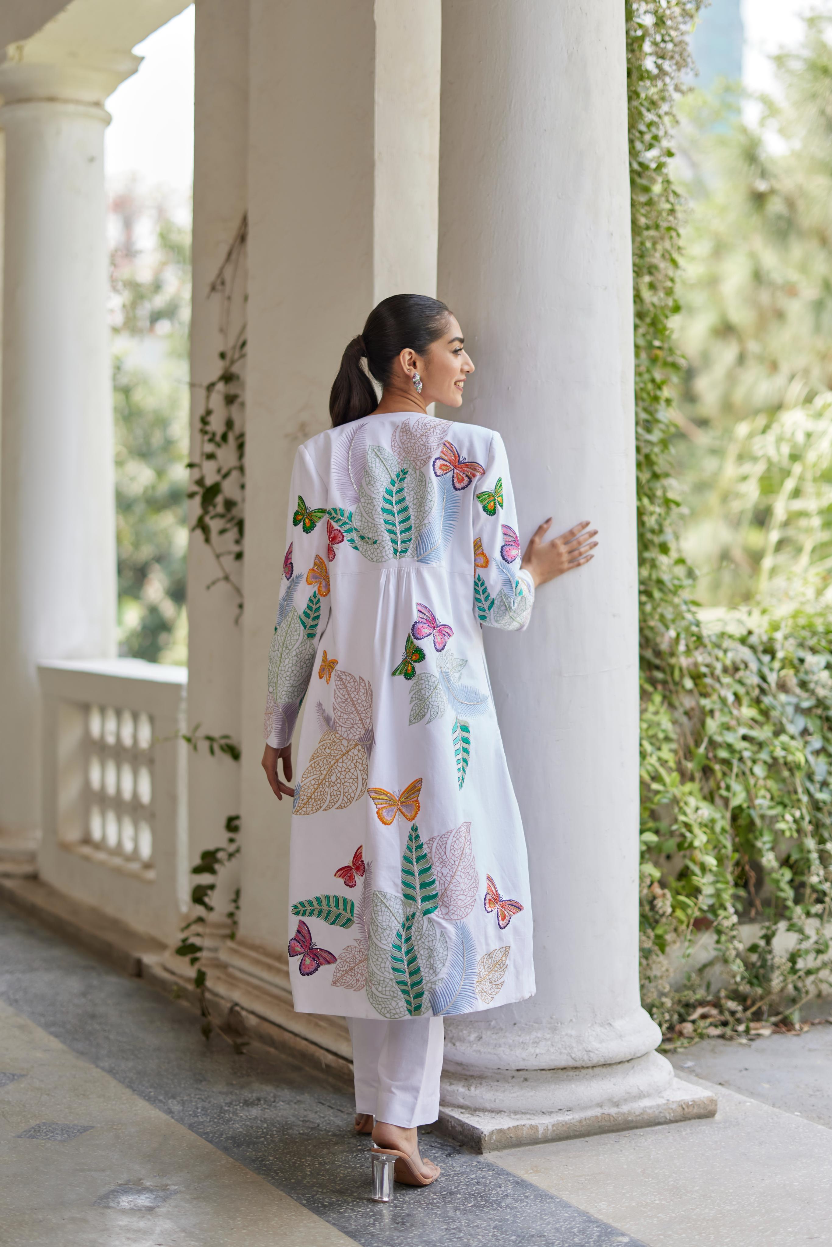 White Butterfly Jacket