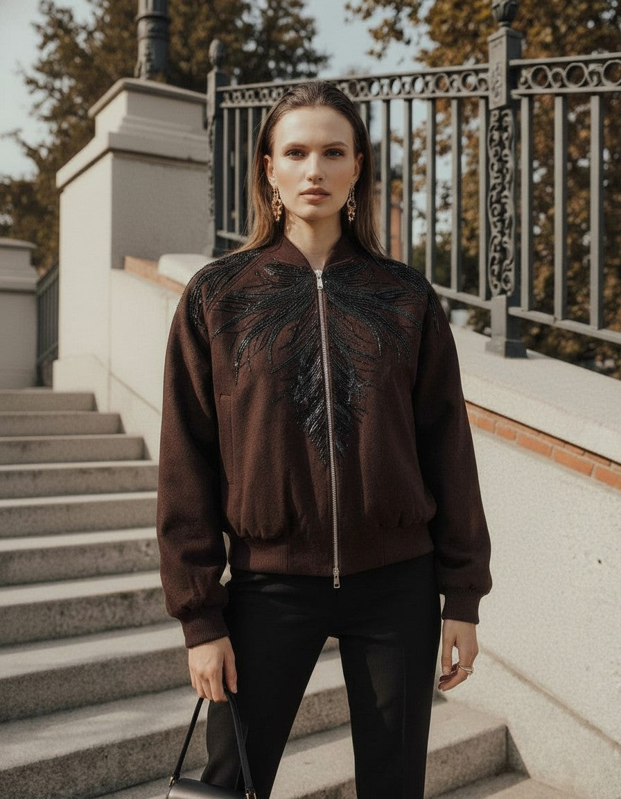 ROOTED GRACE WOOLEN JACKET