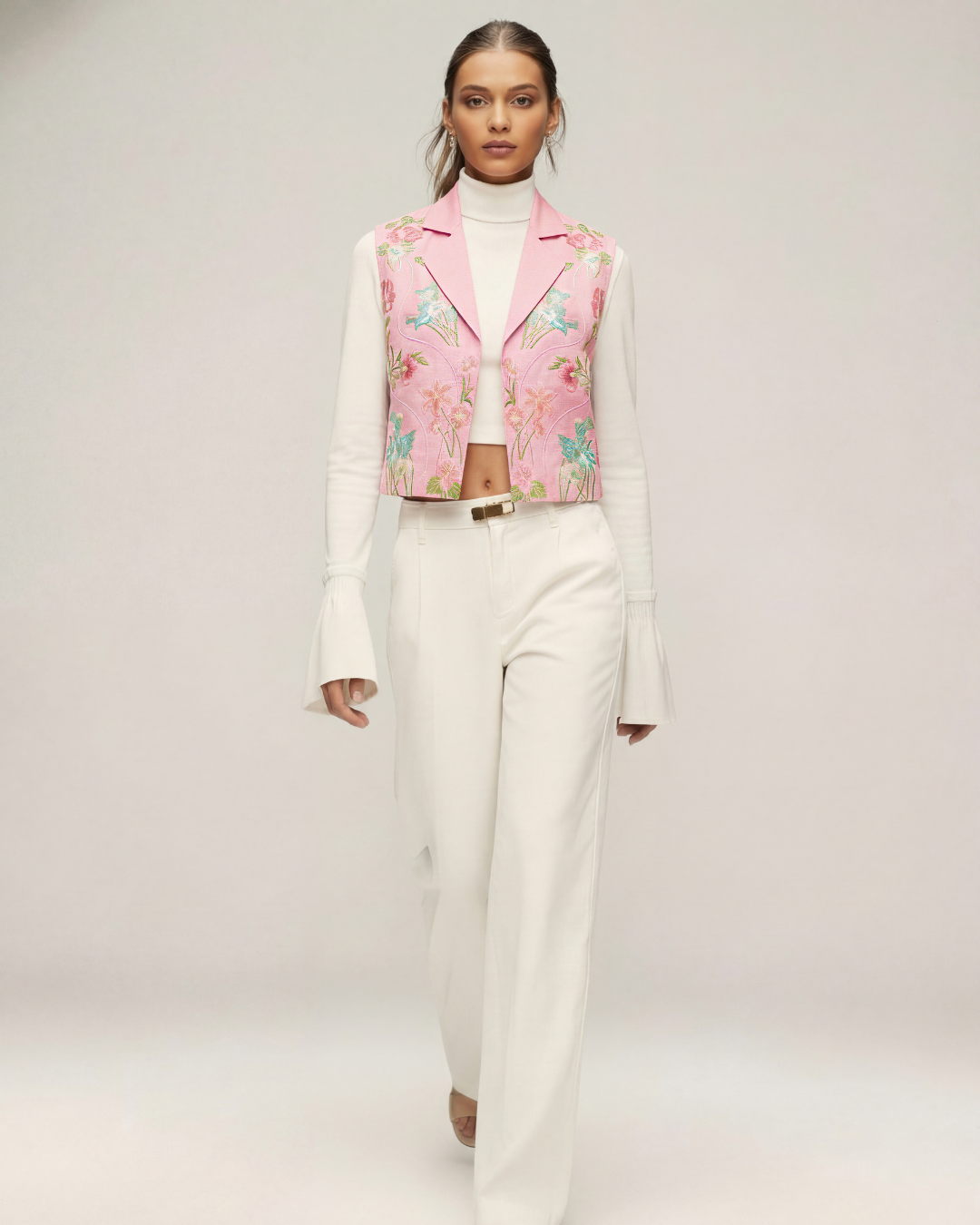 BLUSH DAHIIA WAISTCOAT