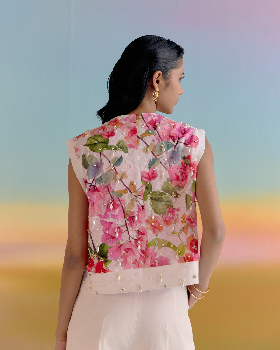 Bougainvillea BAHAR WAISTCOAT