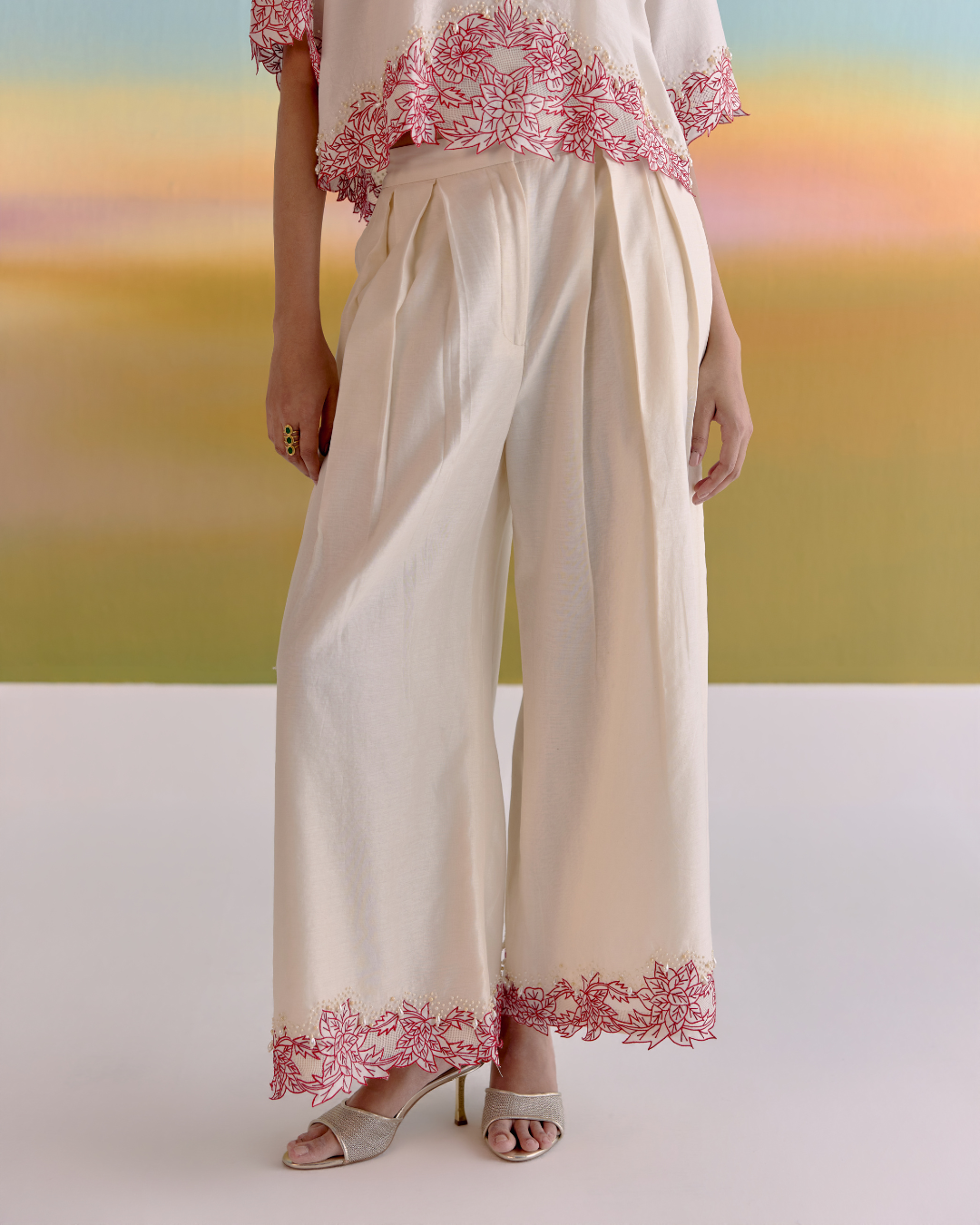 FLORENCE EMBROIDERED CO-ORD SET