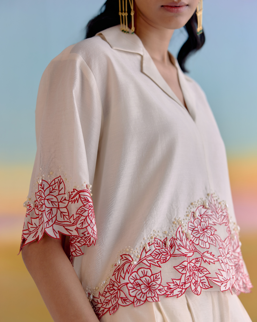 FLORENCE EMBROIDERED CO-ORD SET
