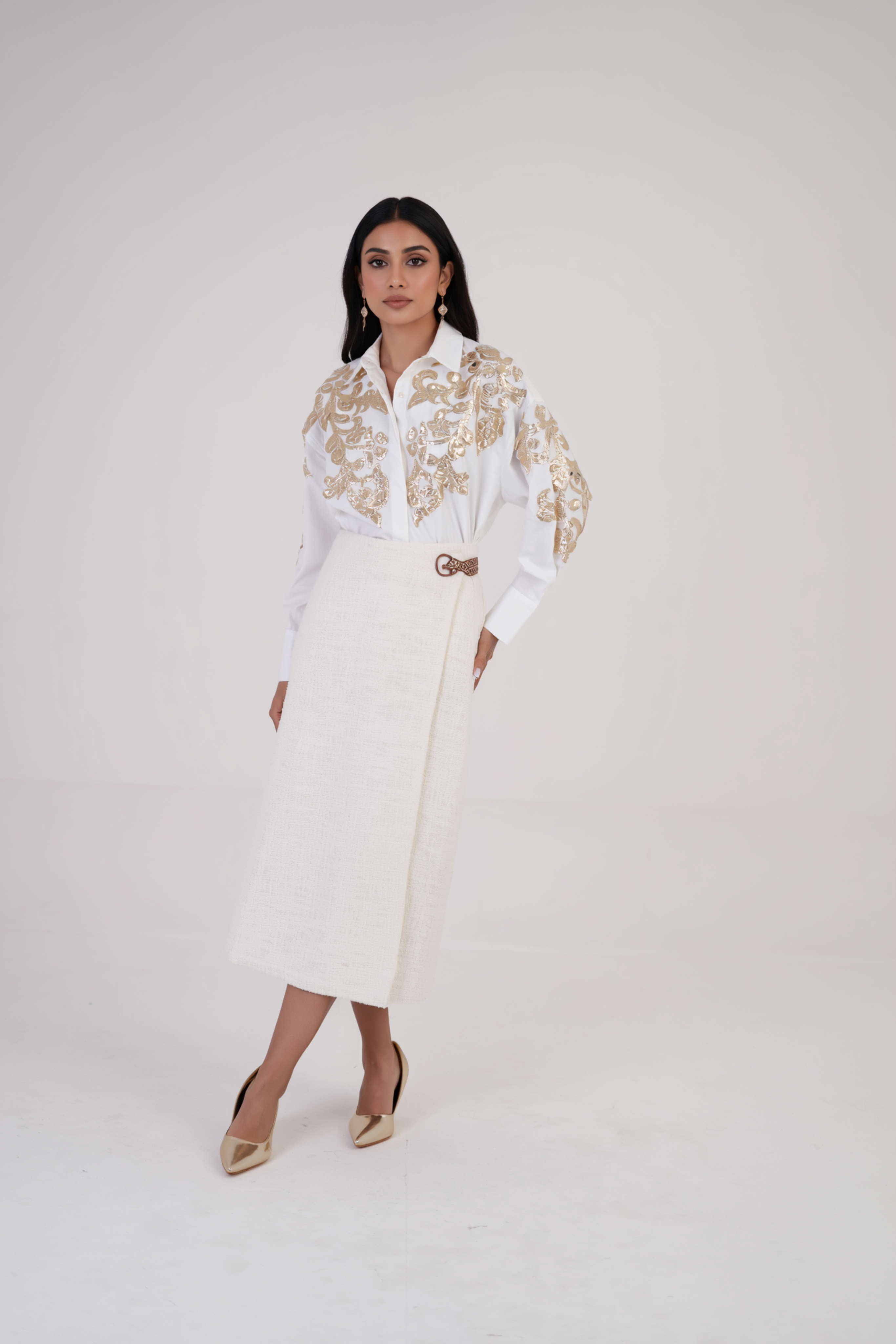 Sophisticated Wrap Skirt
