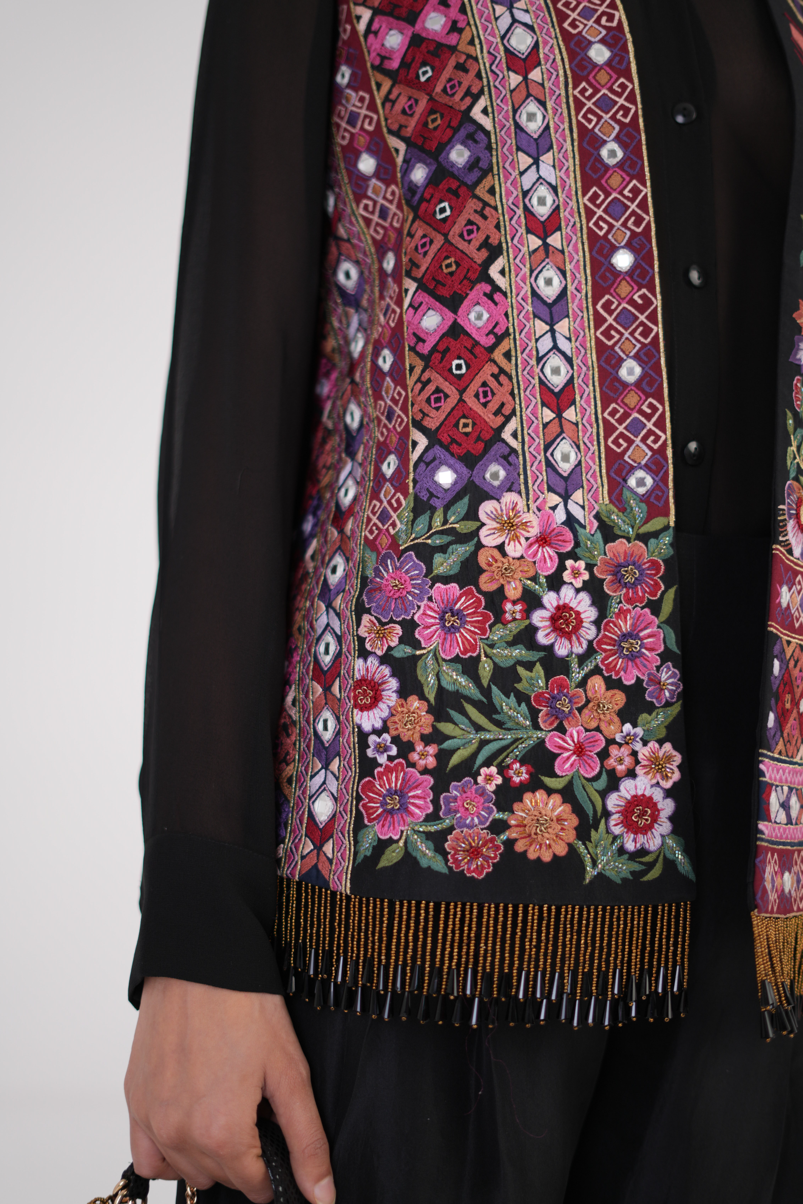 Opulent Embroidered  Waistcoat Set