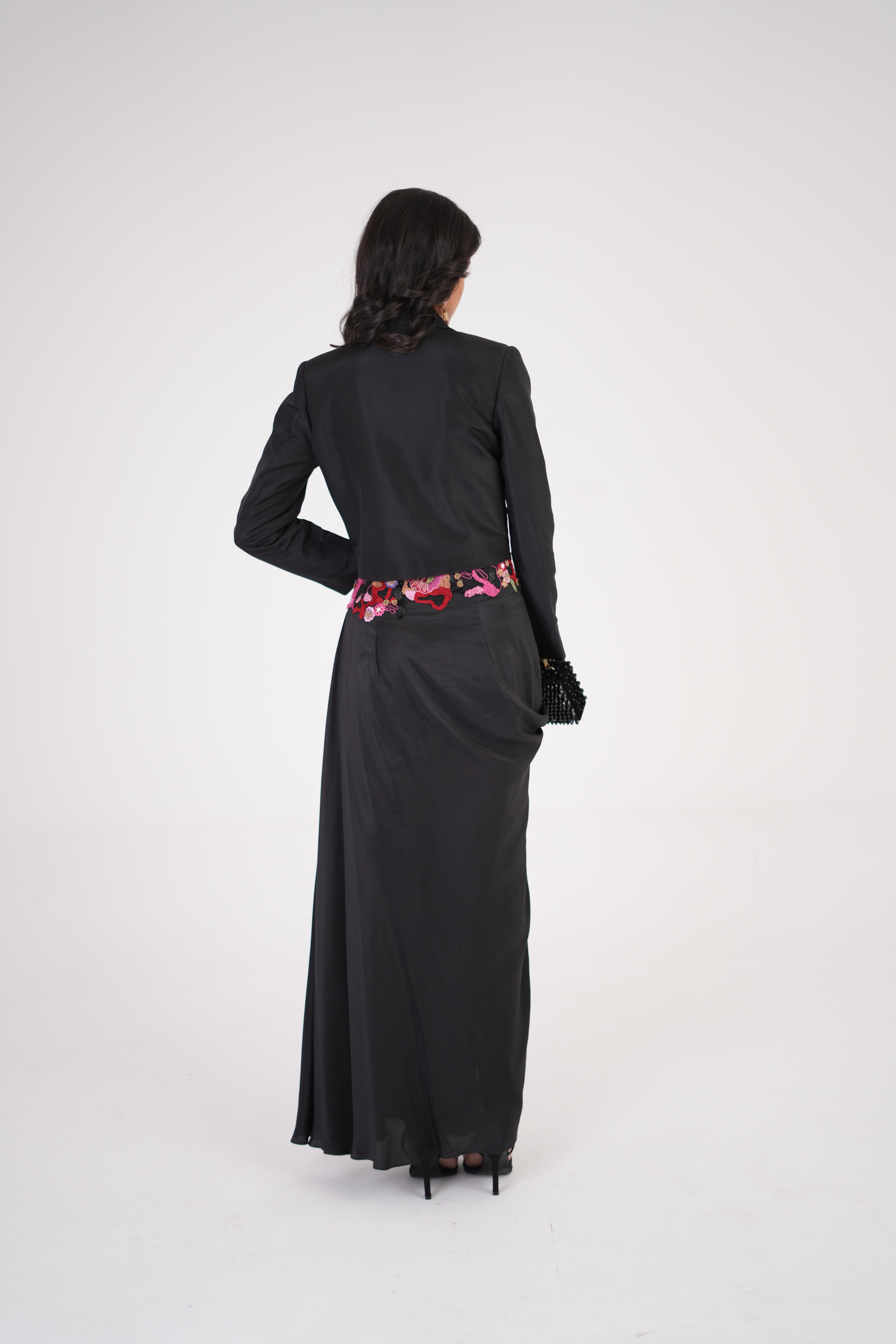 Embroidered Muse Jacket & Skirt Set